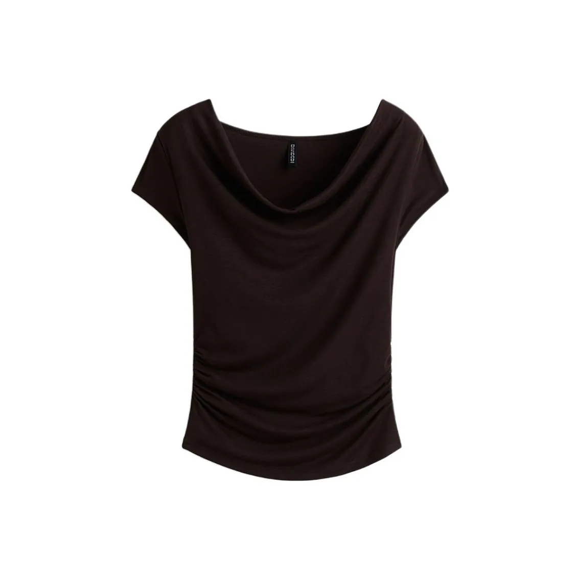 H&M Темно-коричневые женские футболки