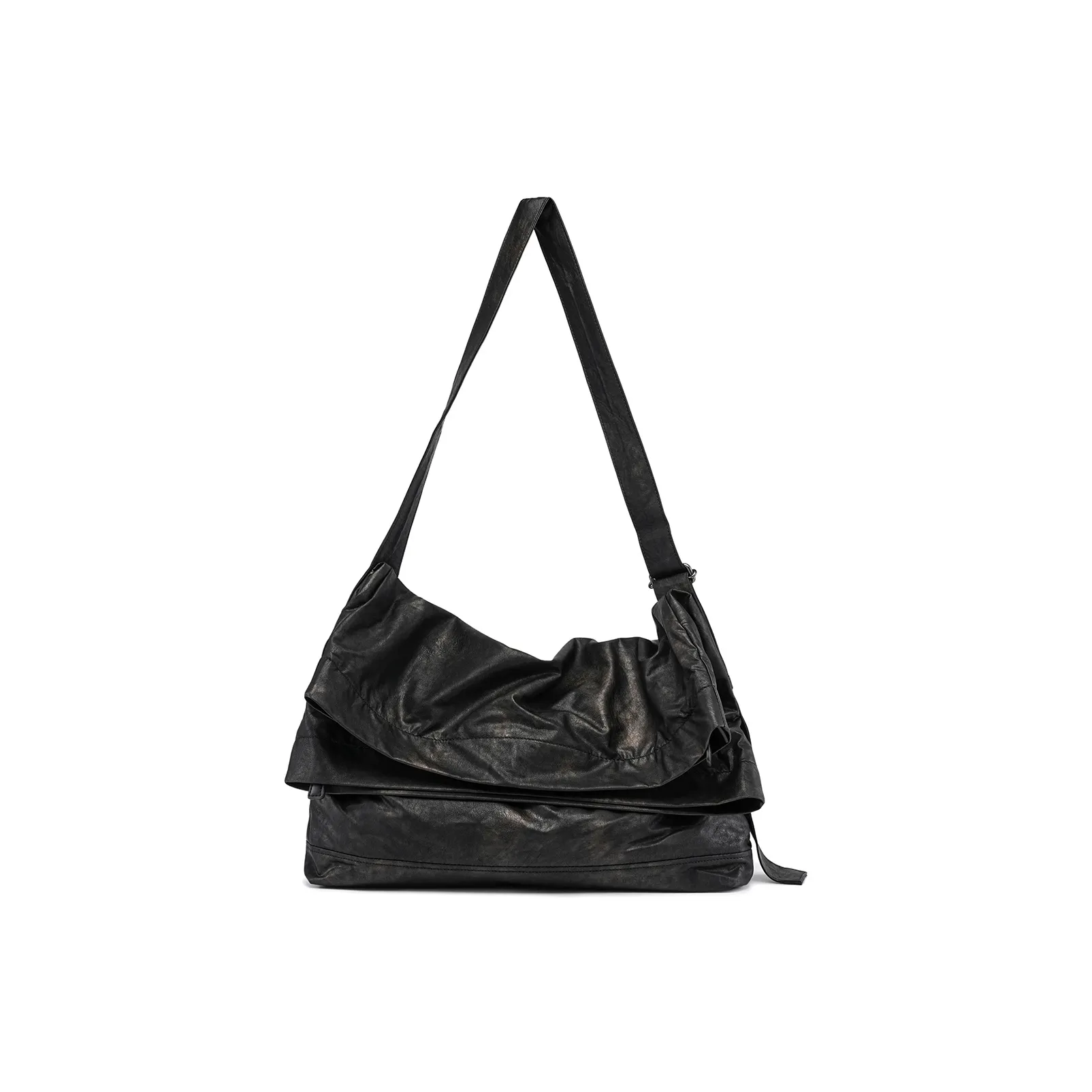 Yawei Kuroda ПУ (полиуретан) Origami Quilling Сумка через плечо Большая Унисекс Ржаво-коричневый