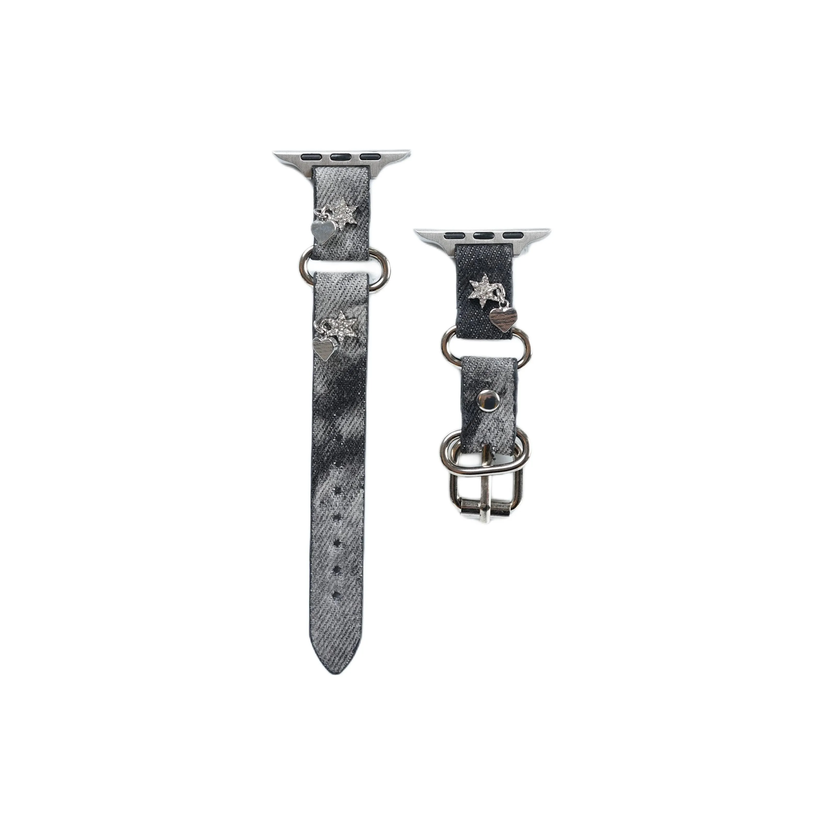 LAOJIA Ремень Apple Совместимость Denim Metal