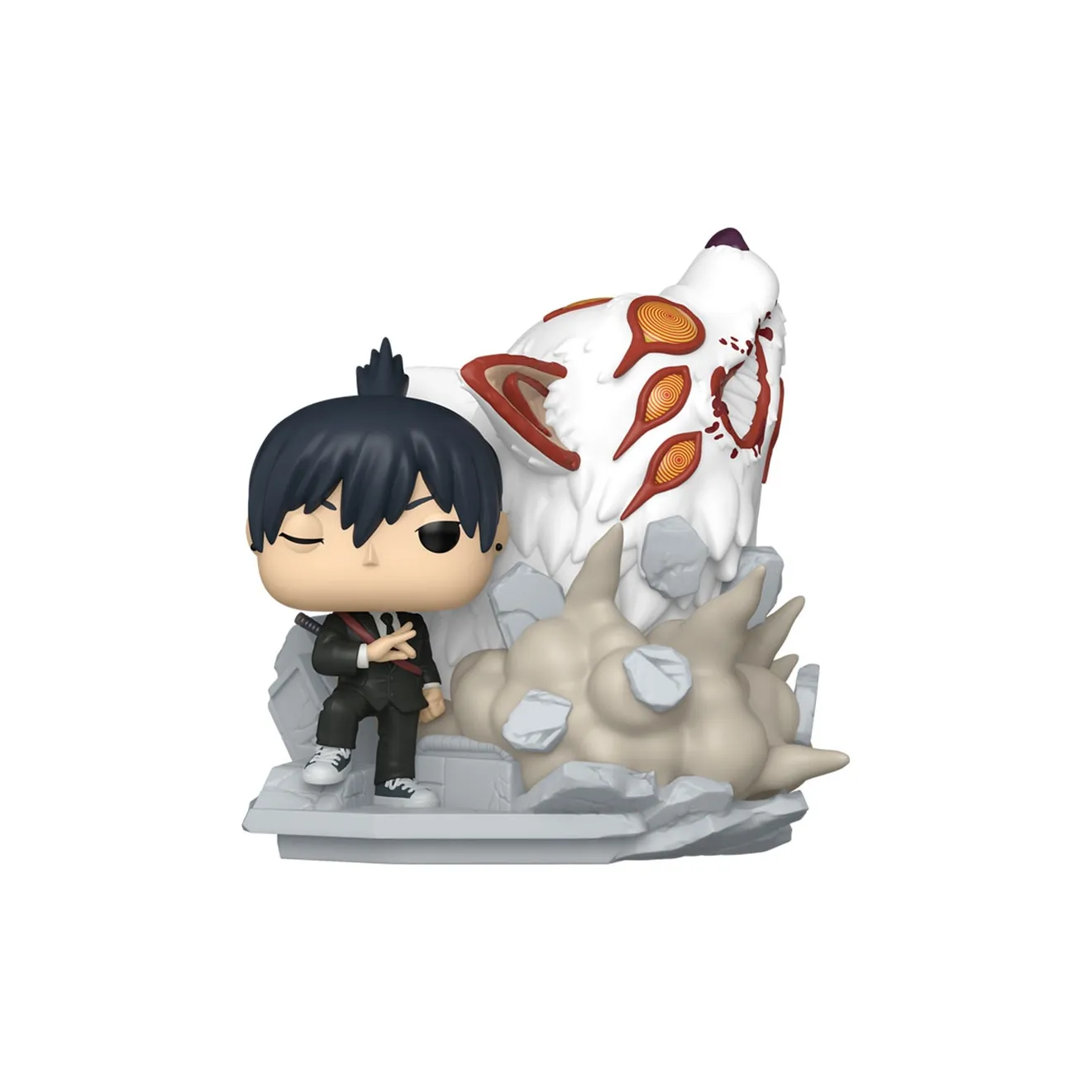 Funko Человек-бензопила The Демон OF Akaki HAYAKAWA And The Лиса Чиби-фигурки в стиле Chibi