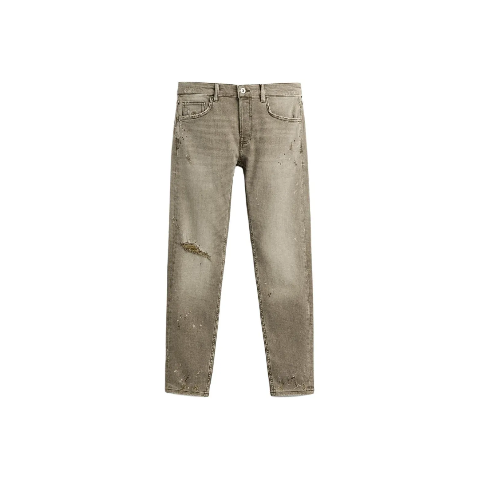 ZARA Коричневый Мужской Джинсы