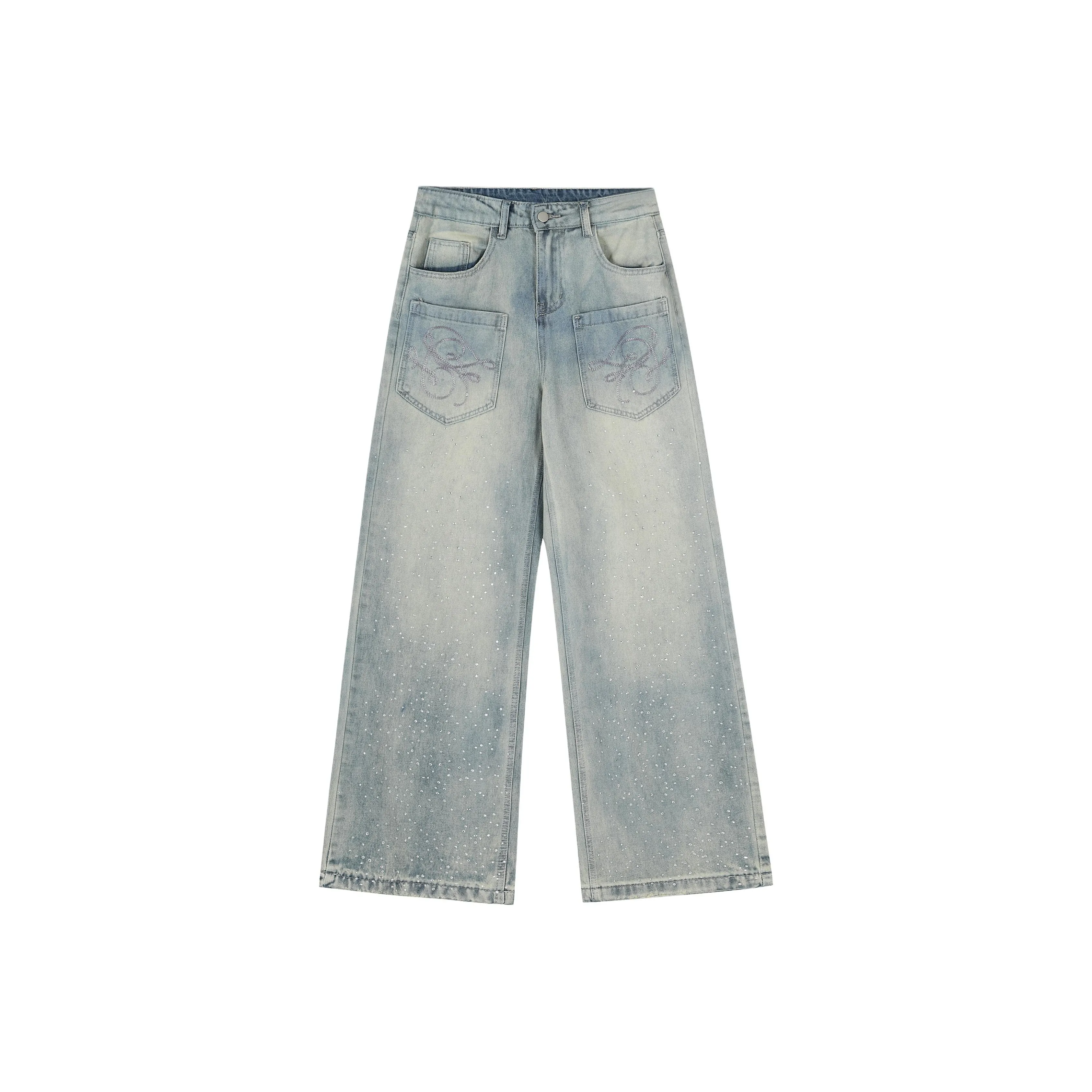 BEAR UNION Светло-синие Женские Джинсы