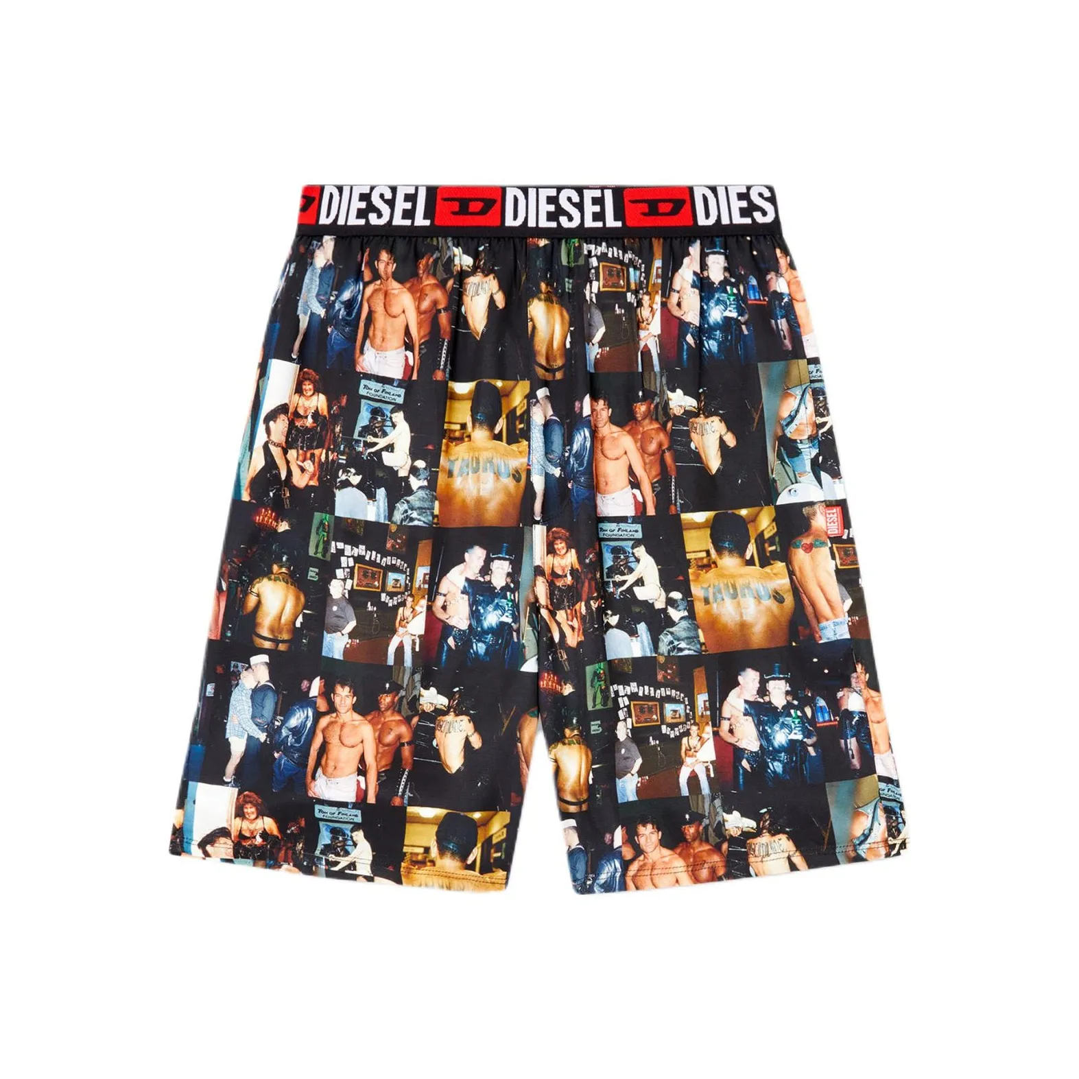 DIESEL Черные Унисекс Повседневные Шорты