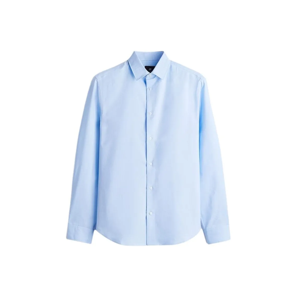 H&M Светло-синие Мужские Рубашки