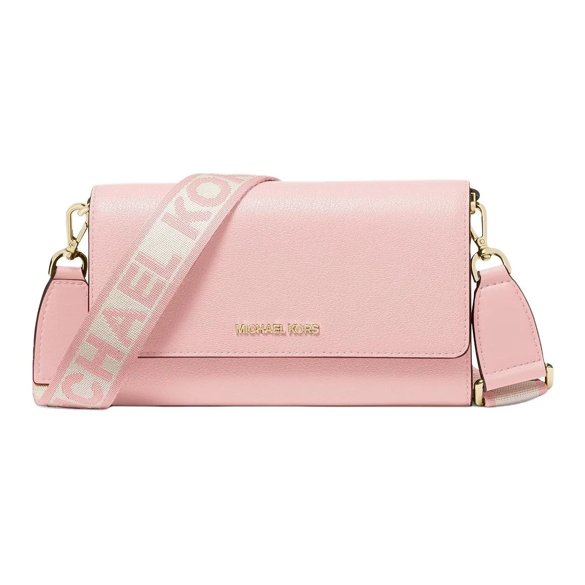 MICHAEL KORS Jet Set Item Коровья кожа Сумка через плечо Большая Женская Пудра Румяна