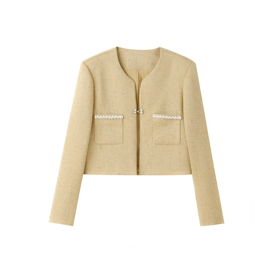 NINE WEST Желтое Женское Короткое Пальто