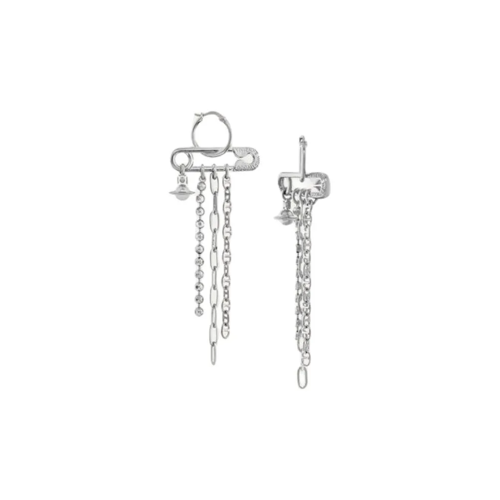 Vivienne Westwood Brass Earrings Унисекс Silver