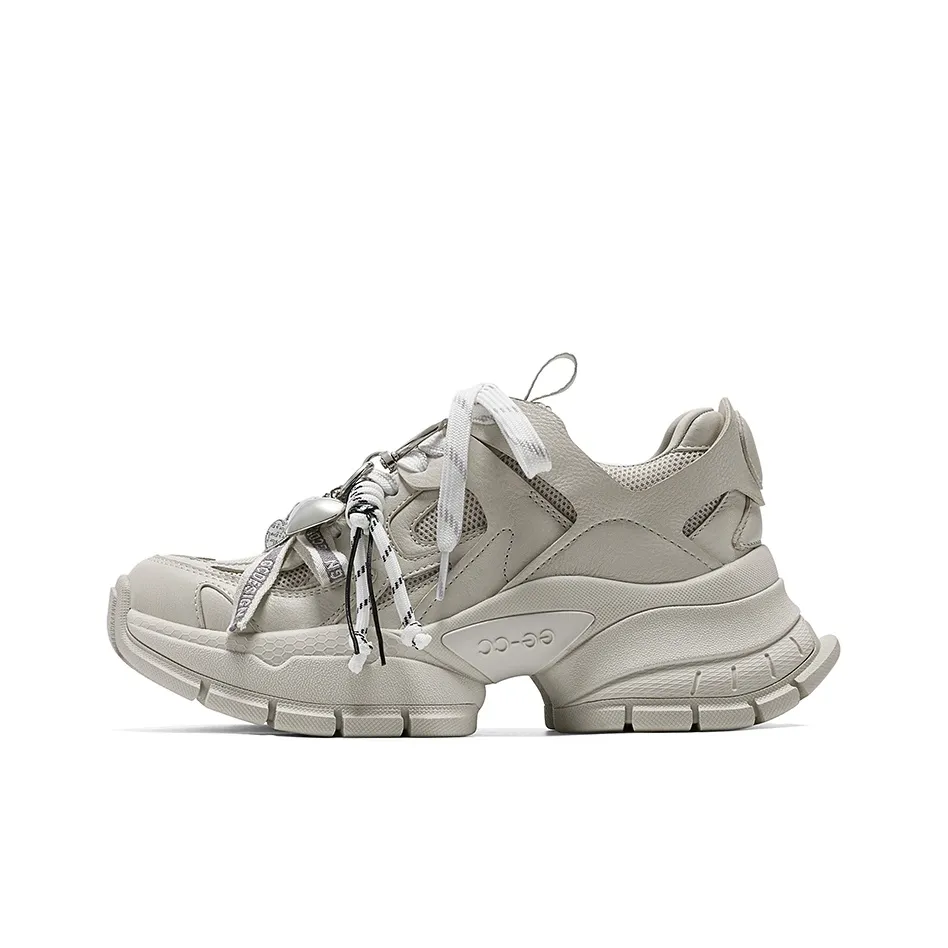 GG CC [Magic Flash Planet] визуально увеличивает рост Повседневный Низкий Топ Платформа Choker Толстоподошвенные кроссовки Женские