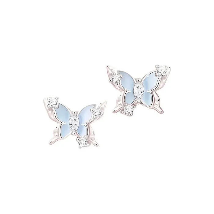 Ryukyu Регулируемое Открытое кольцо Серьги-гвоздики Женские