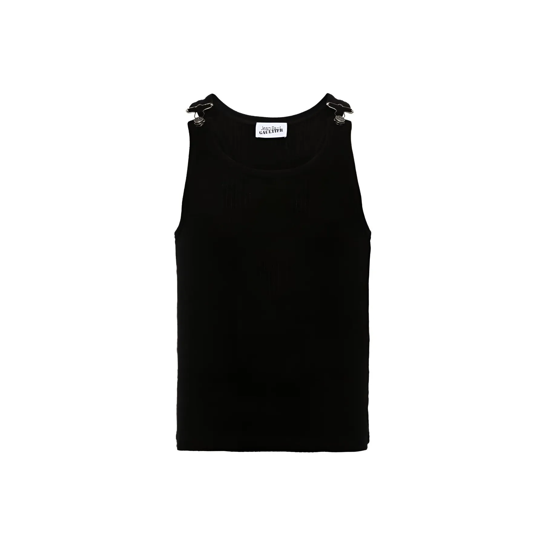 Jean Paul Gaultier Ribbed knit Cotton Tank Top
