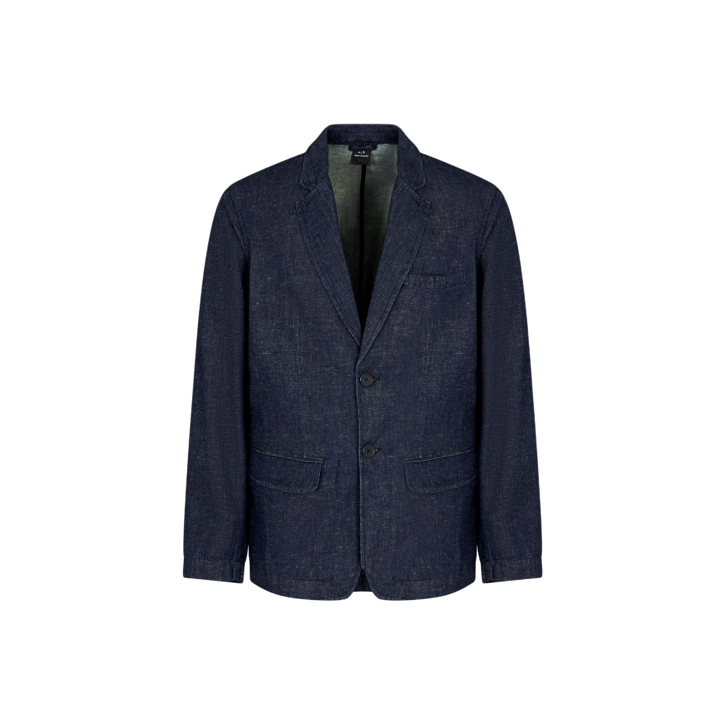 ARMANI EXCHANGEAE Business Suit Coat Men's Denim Blue