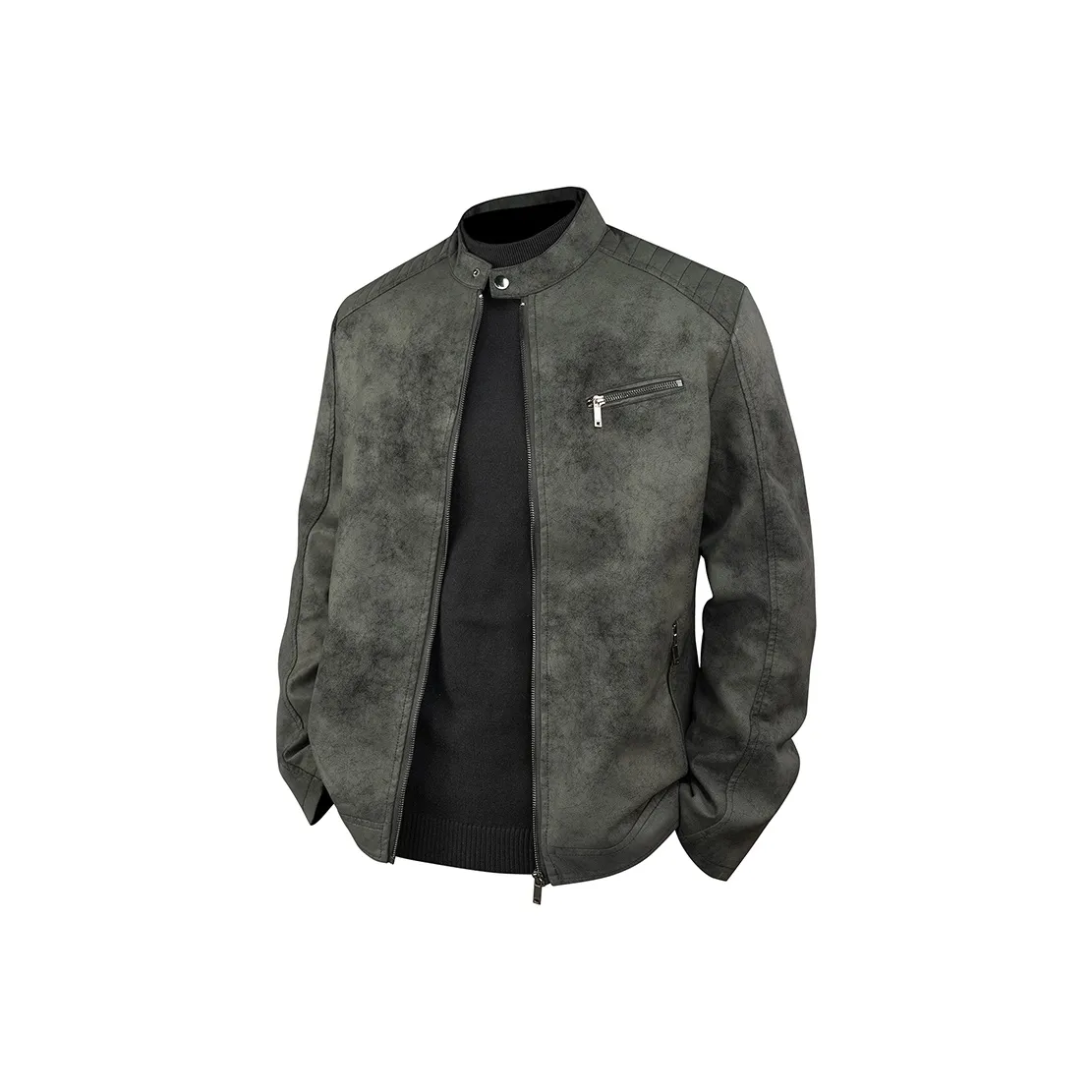 PIERRE CARDIN Кожа Куртка Унисекс