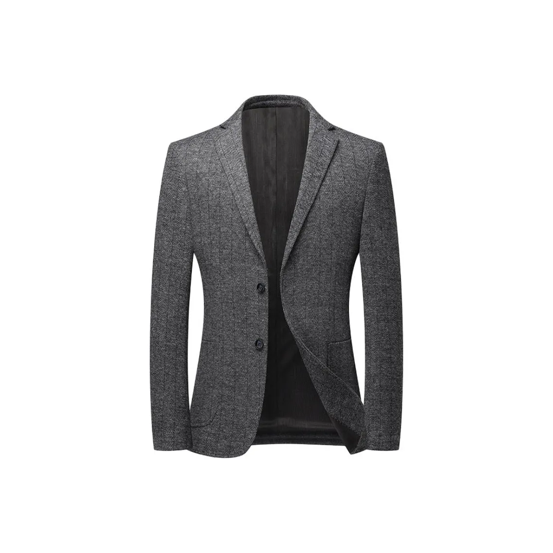 Devanro Серый Мужской Деловой Костюм