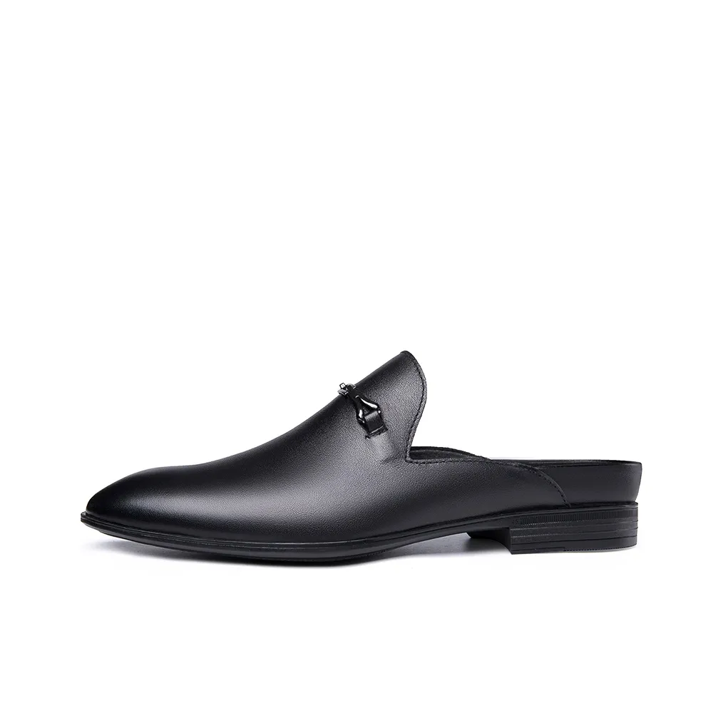 PAIBLOKS Тихий Аbrasion Resistant Slip Resistant Домашние тапочки Унисекс Черный