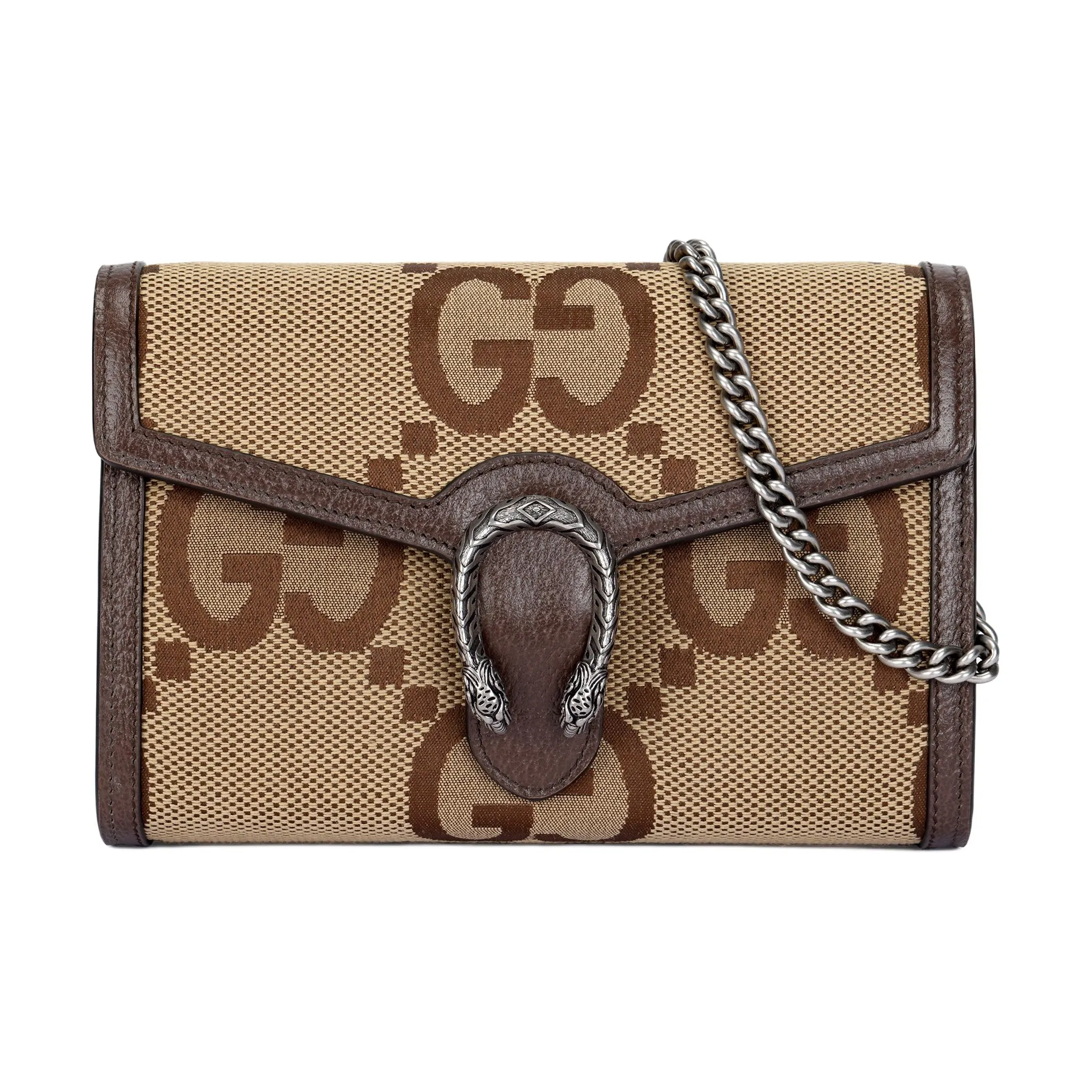 GUCCI Dionysus Leather Chain Wallet, Crossbody Bag, Shoulder Bag Women's