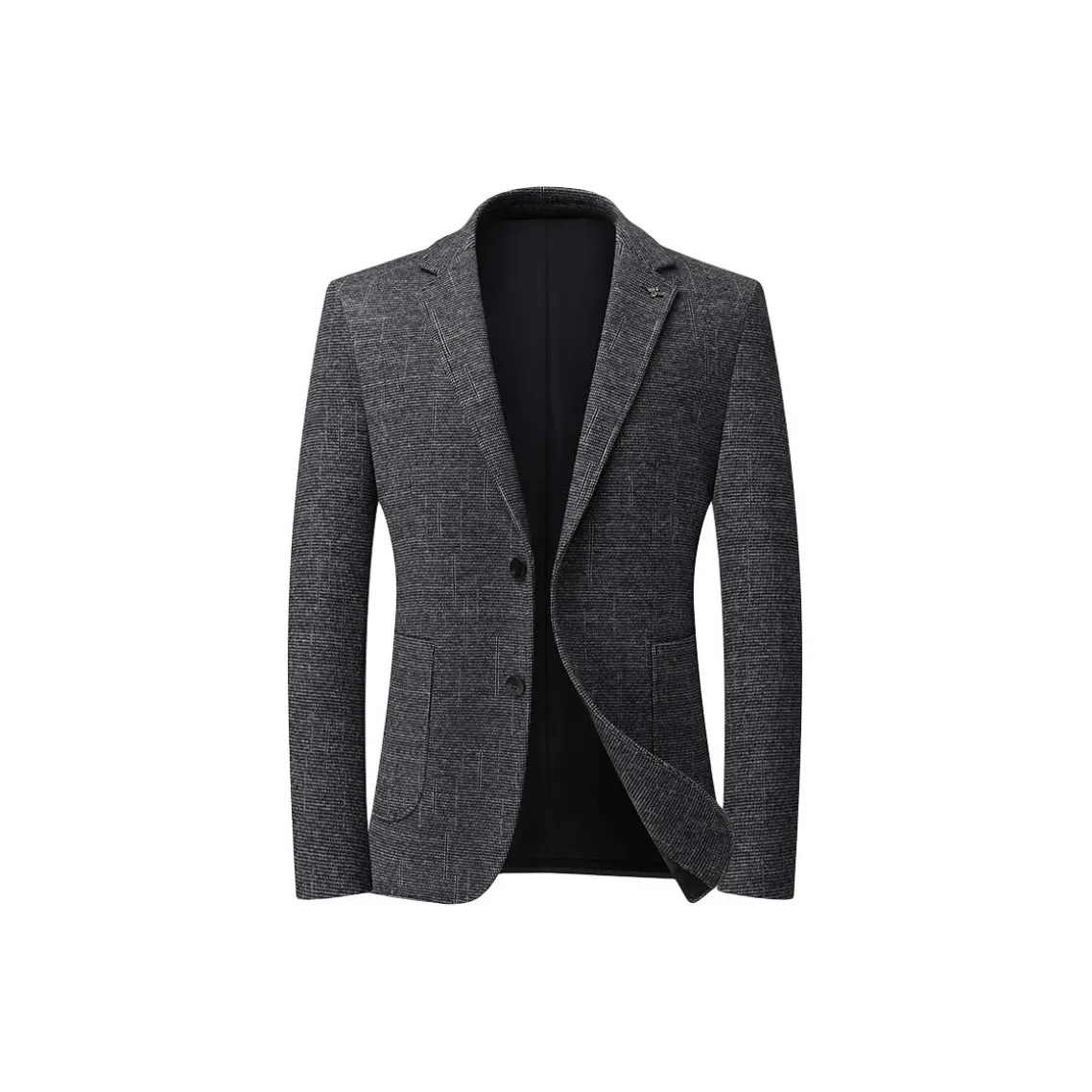 Devanro Серый Мужской Деловой Костюм