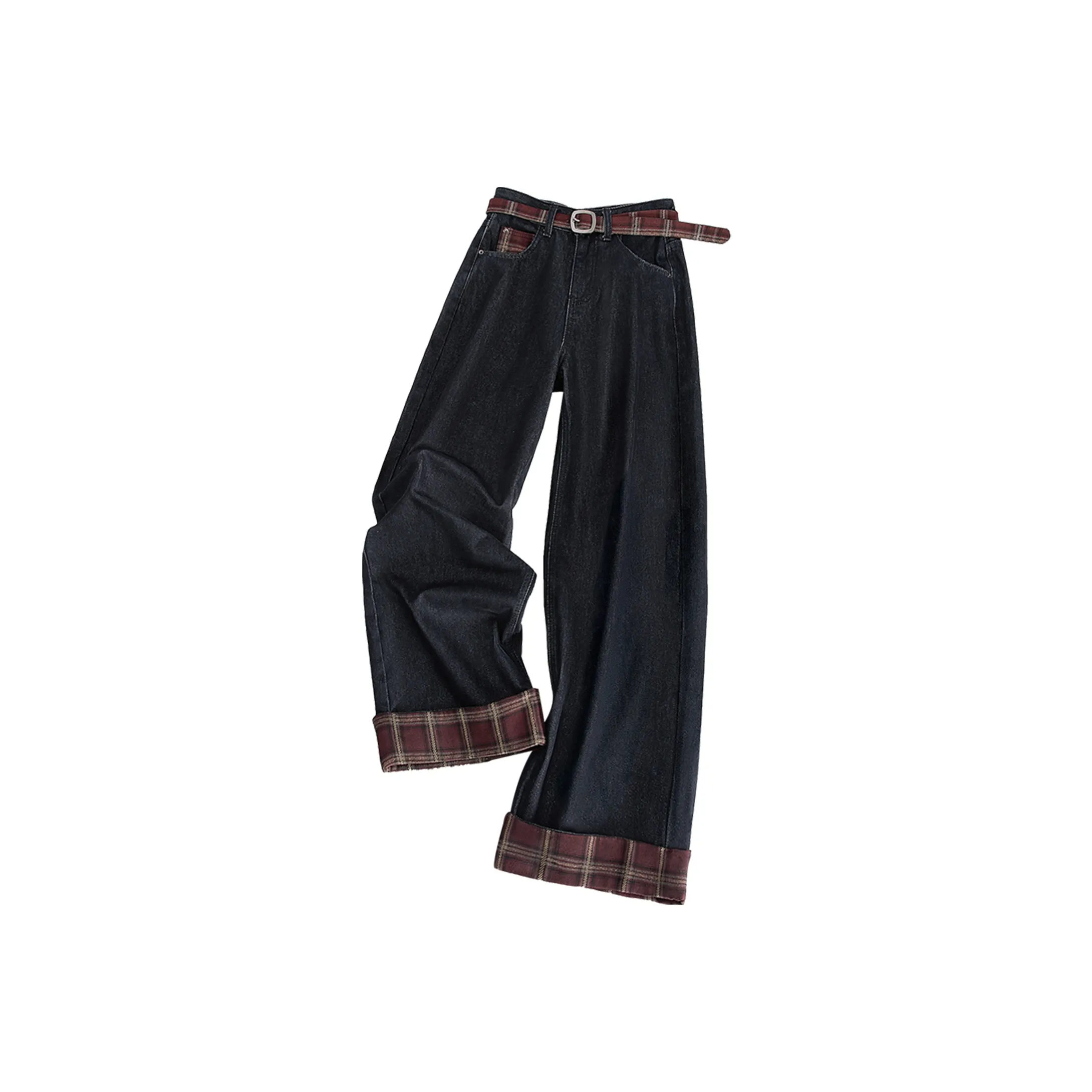 SIBAISHE Черные Женские Джинсы