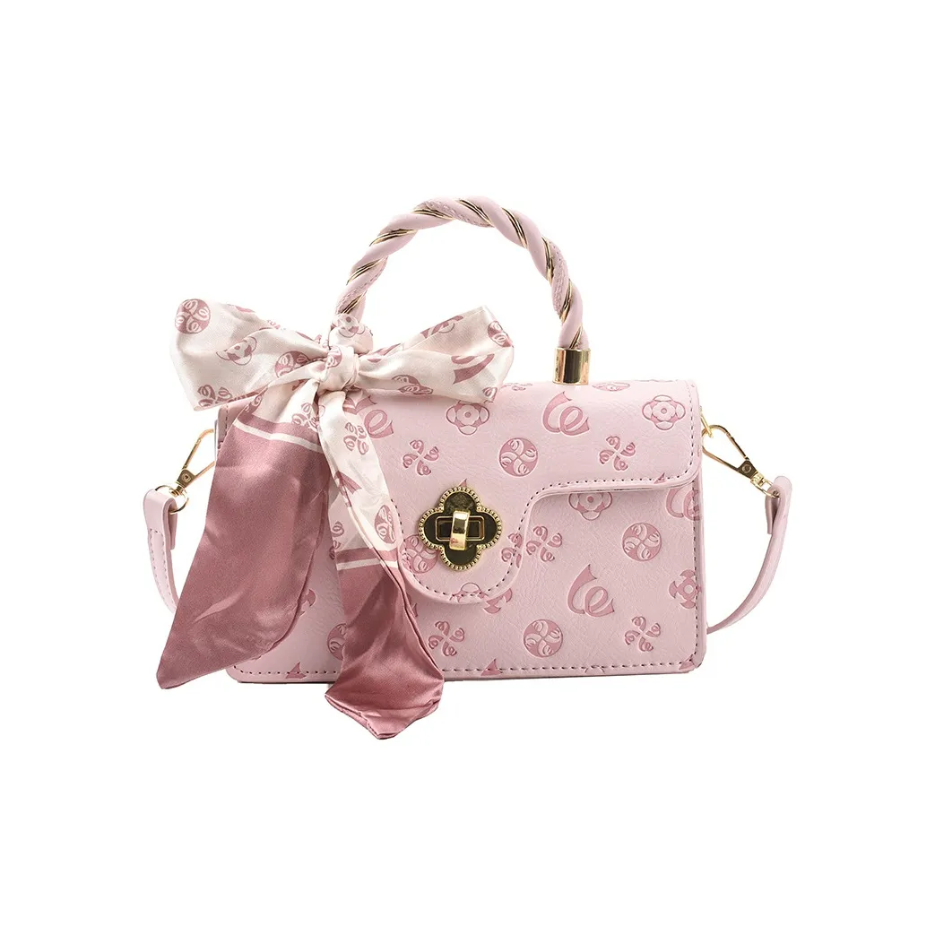 LEXI ПУ (полиуретан) Сумка через плечо Сумка Обычная Женская Розовая Белая