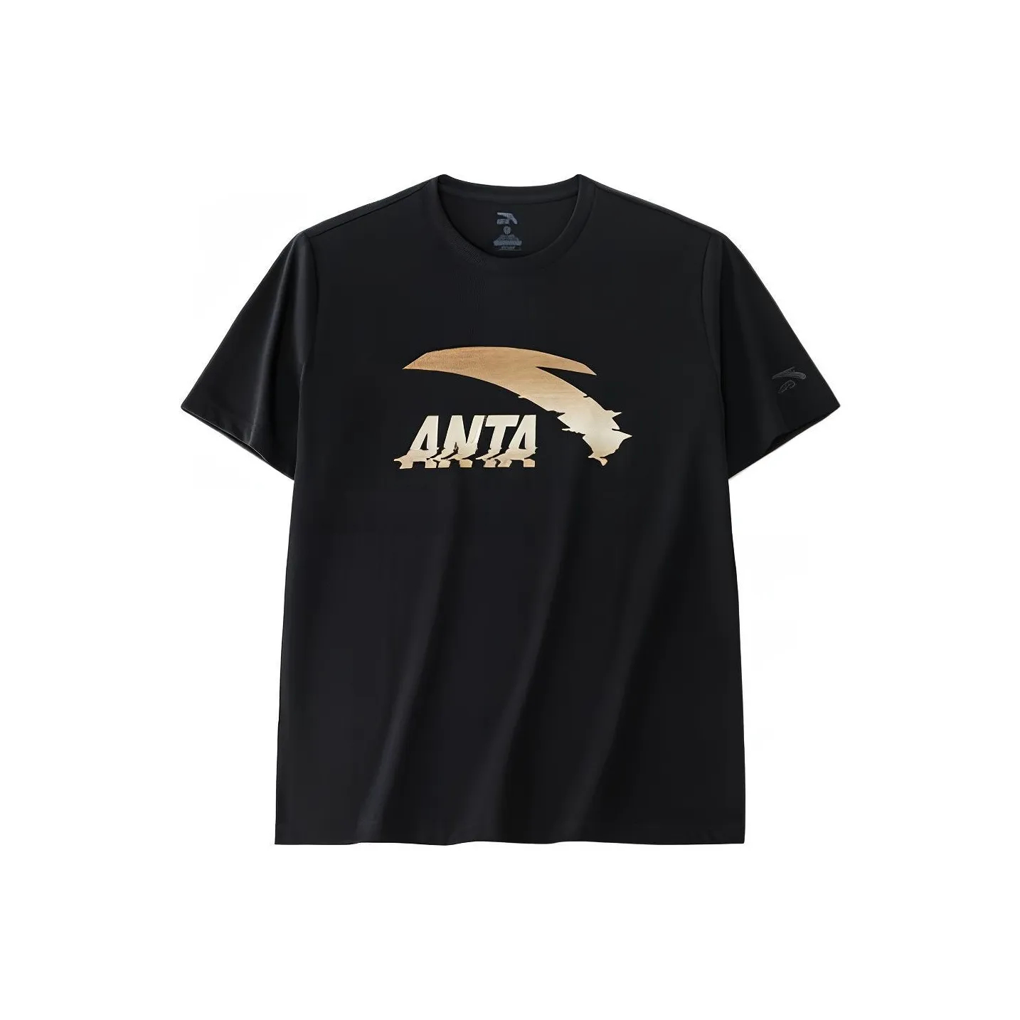 Anta Life Collection T Shirt Unisex Basic Black Gold