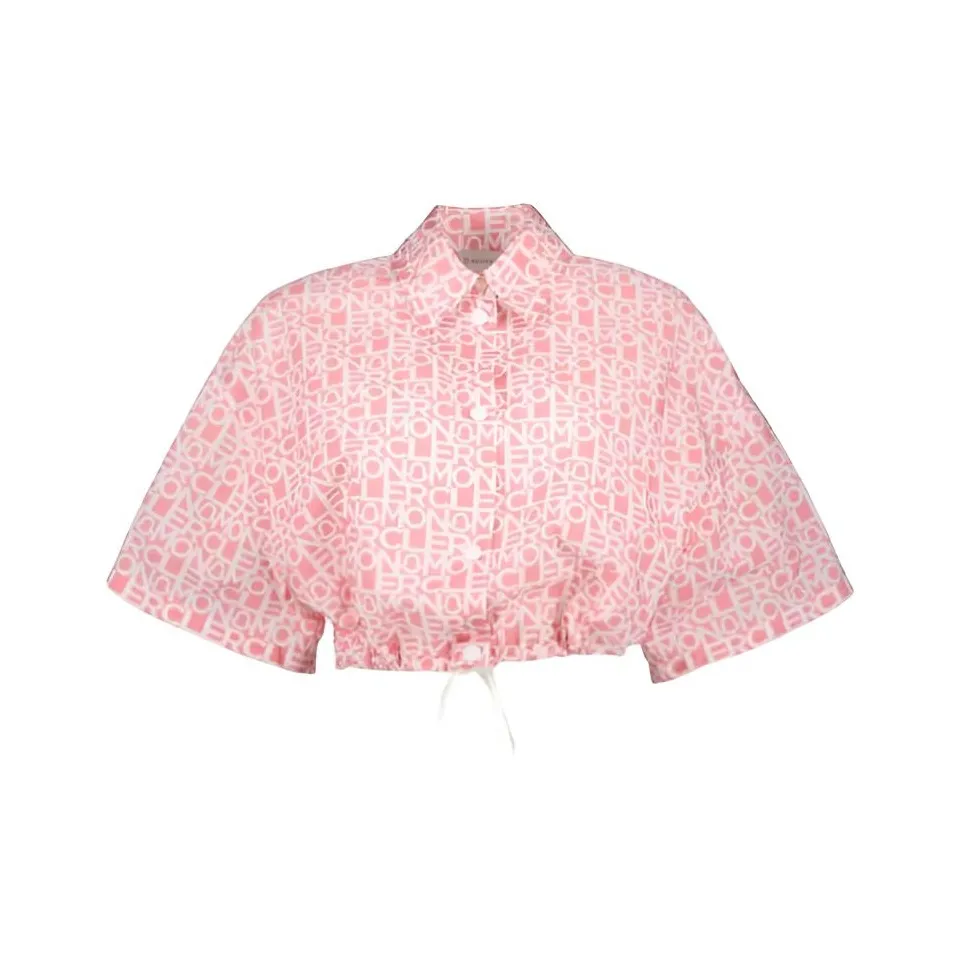 Moncler Logo print Cropped Shirt