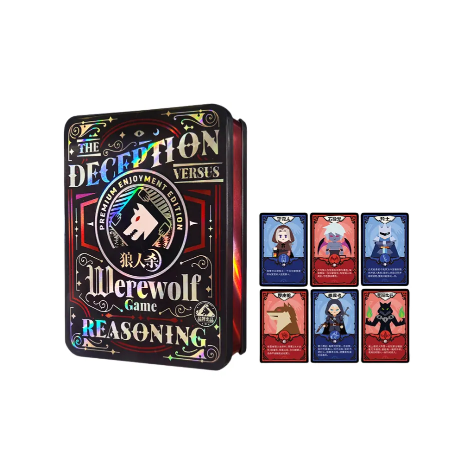 LANGRENSHA Железная коробка Edition Премиум Играть 108 шт Игровая карта Мафия