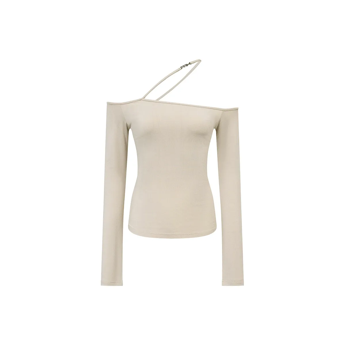 Ariseism Стильный Off The Плечо Длинный Рукав Т-Рубашка Женская AUTUMN Горячая девушка Облегающий крой Топ Женский