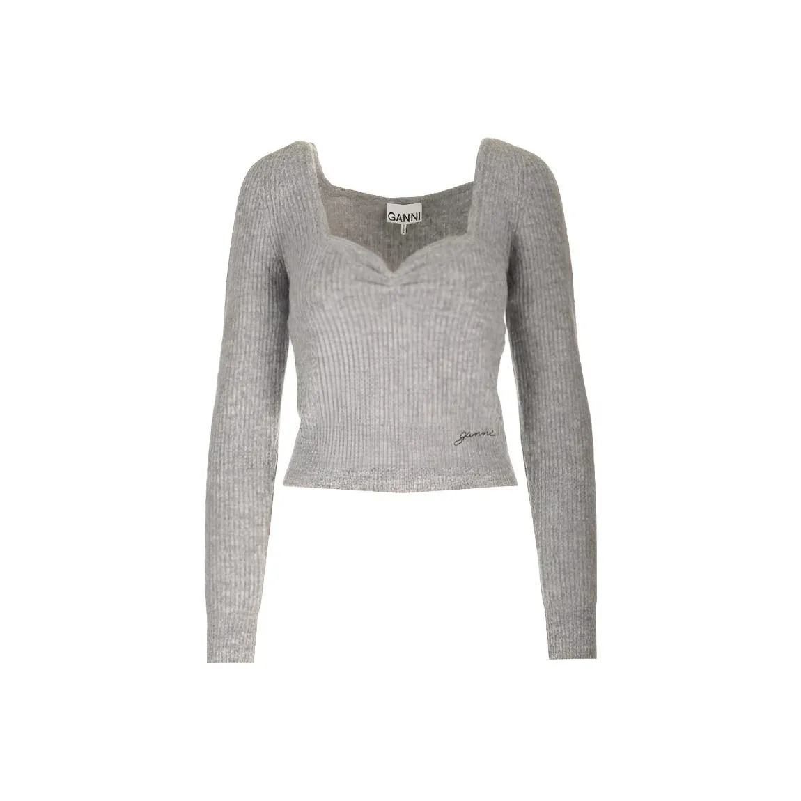 GANNI Серый Женские Свитеры