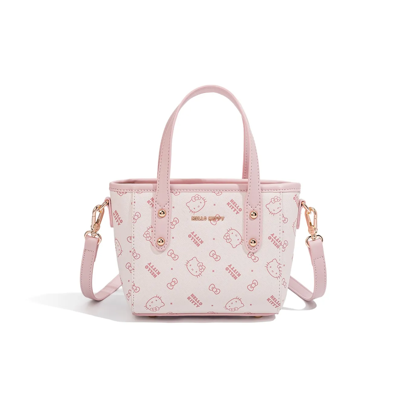 Sanrio Hello Kitty PU (полиуретан) Сумка через плечо Сумка Женская Розовая