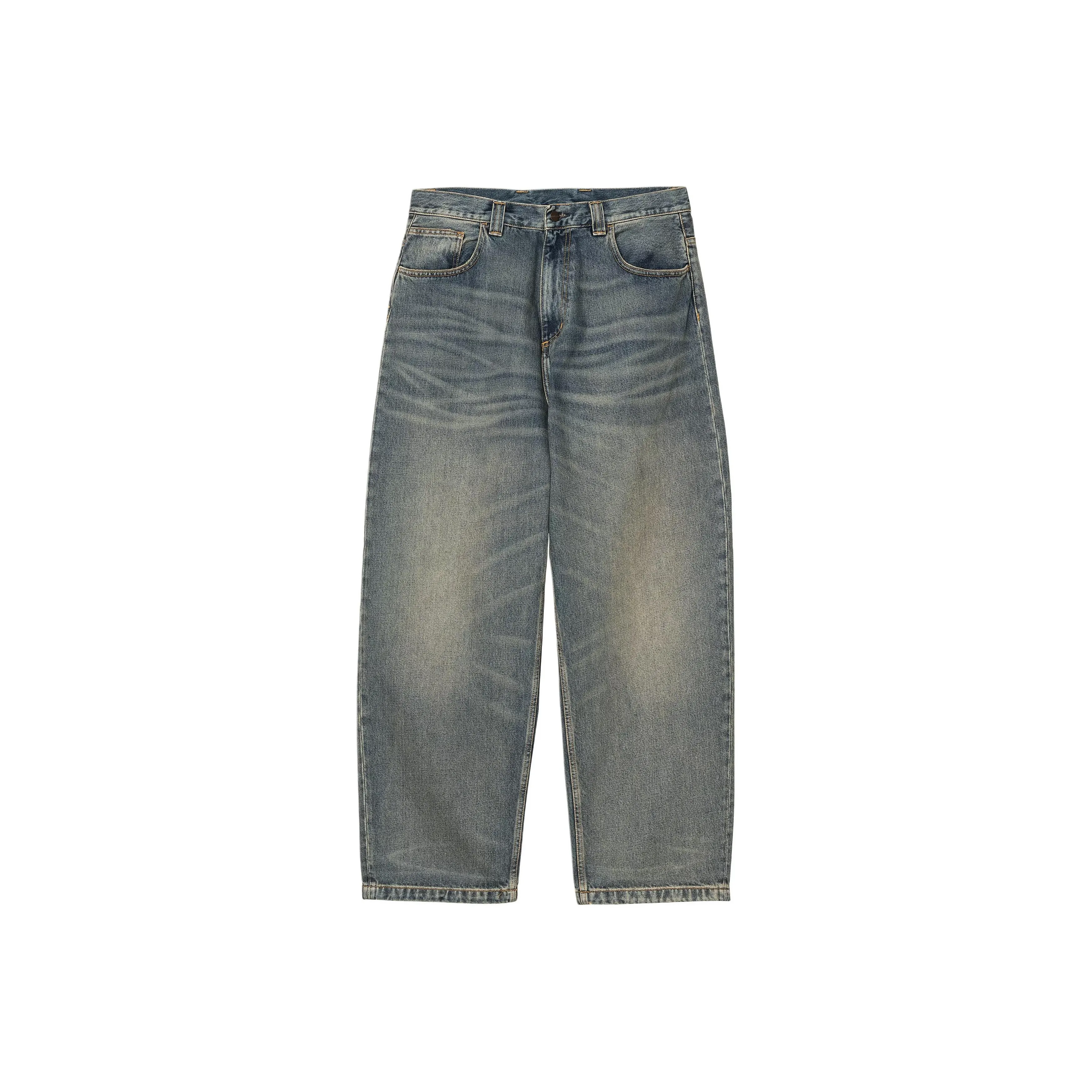 Carhartt WIP Blue Men's Jeans Кархартт WIP Синий Мужской Джинсы