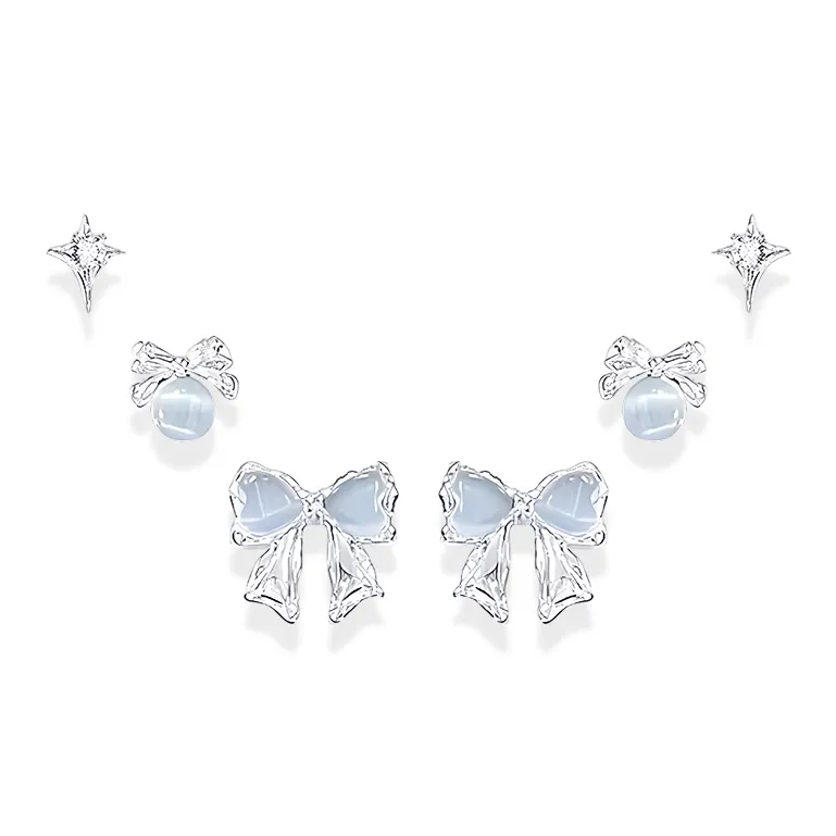 Серьги-гвоздики для ухода за пирсингом уха Barbie женские