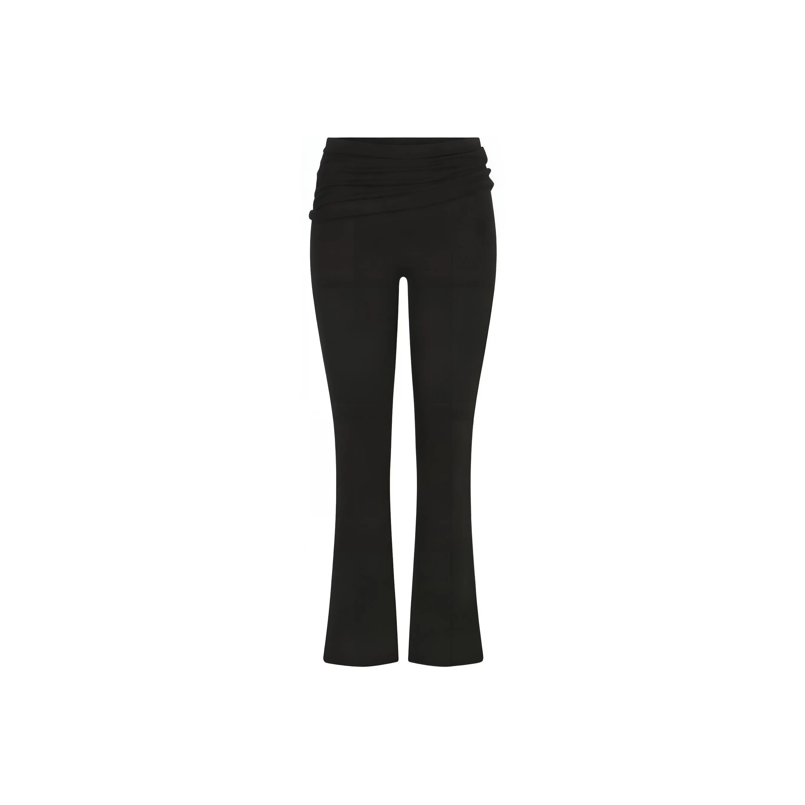 SKIMS SS25 SKIMS Cloud Collection Foldover Брюки Повседневные брюки Женские Onyx Onyx