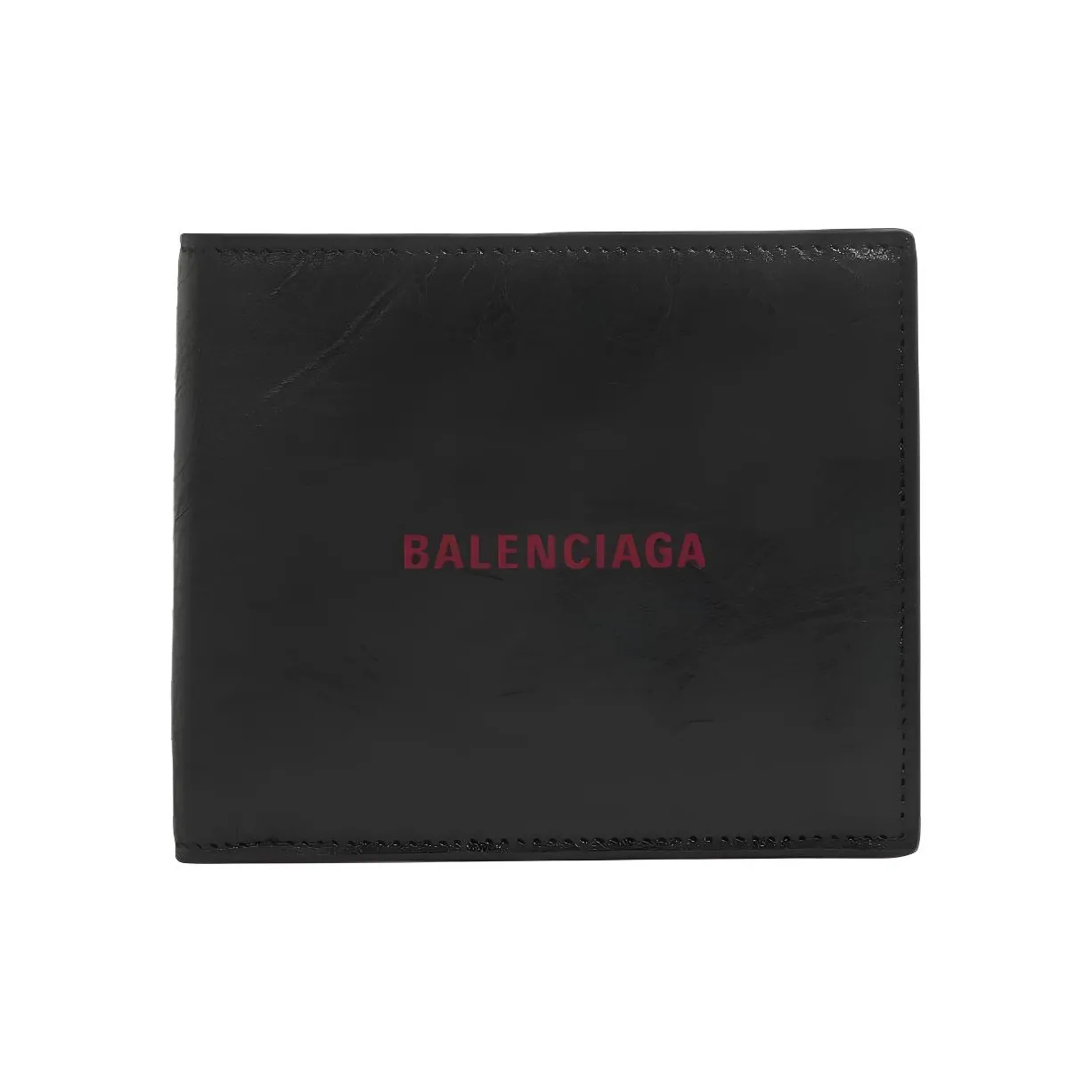 Balenciaga Кошелек из овечьей кожи мужской черный