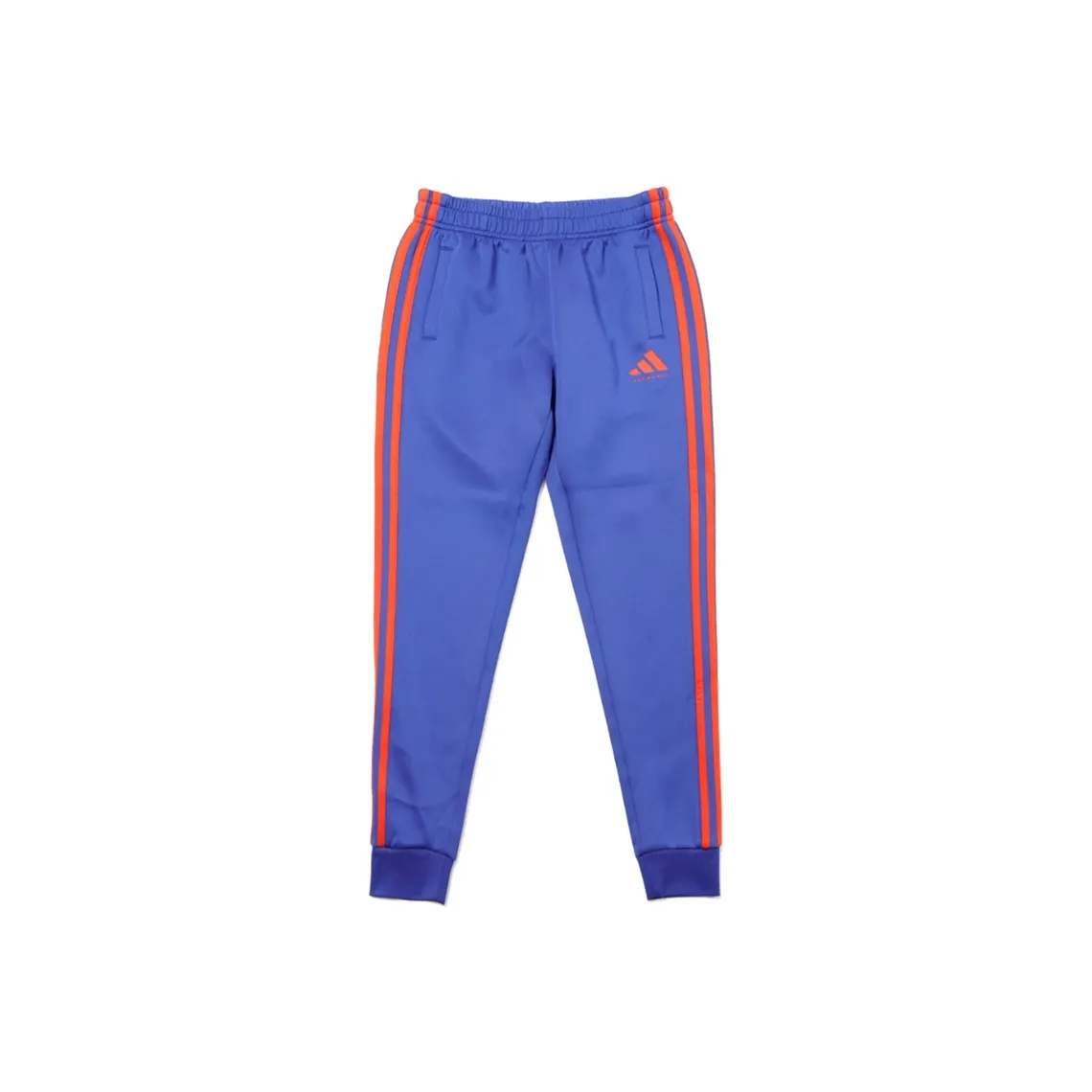 Adidas Синие Оранжевые Унисекс Вязаные Тренировочные Штаны