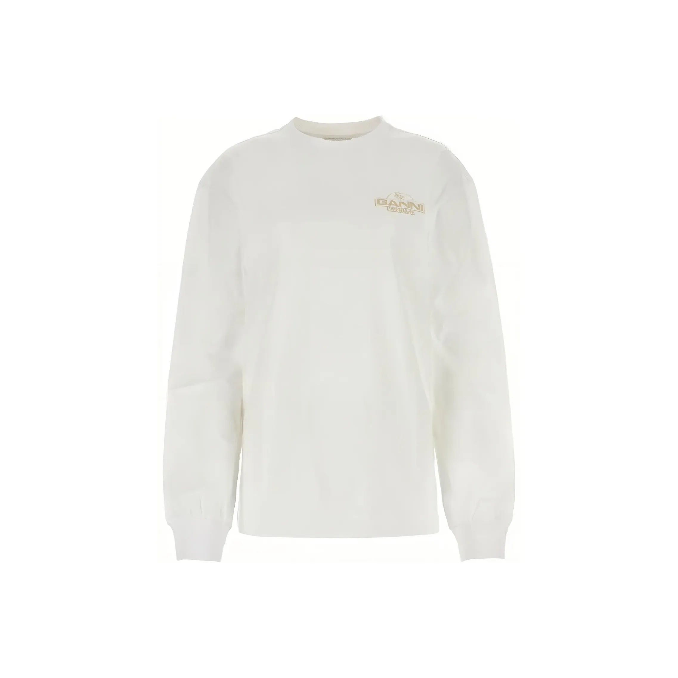 GANNI Белые Женские Футболки