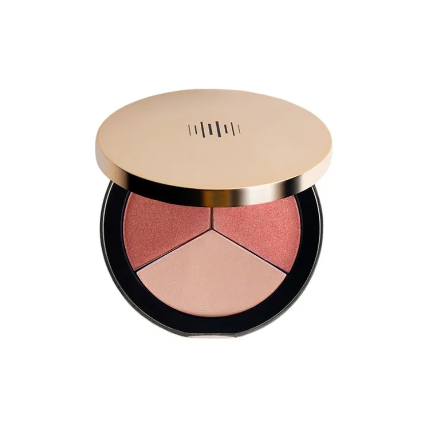 CODE8 Трехцветный Румяна Палитра Легко Смешиваемый Естественный 10г