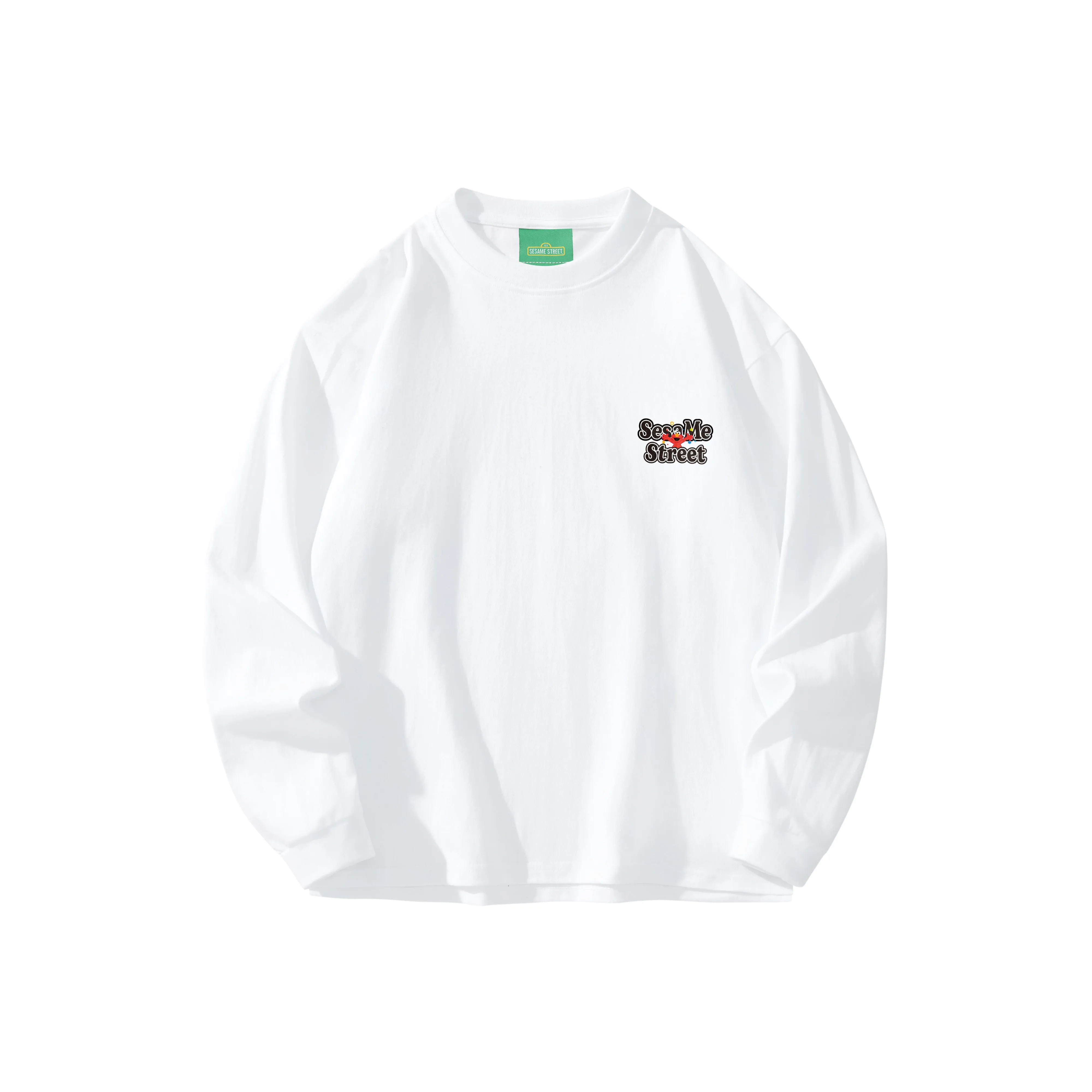 Улица Сезам Длинный рукав Т-рубашка Унисекс