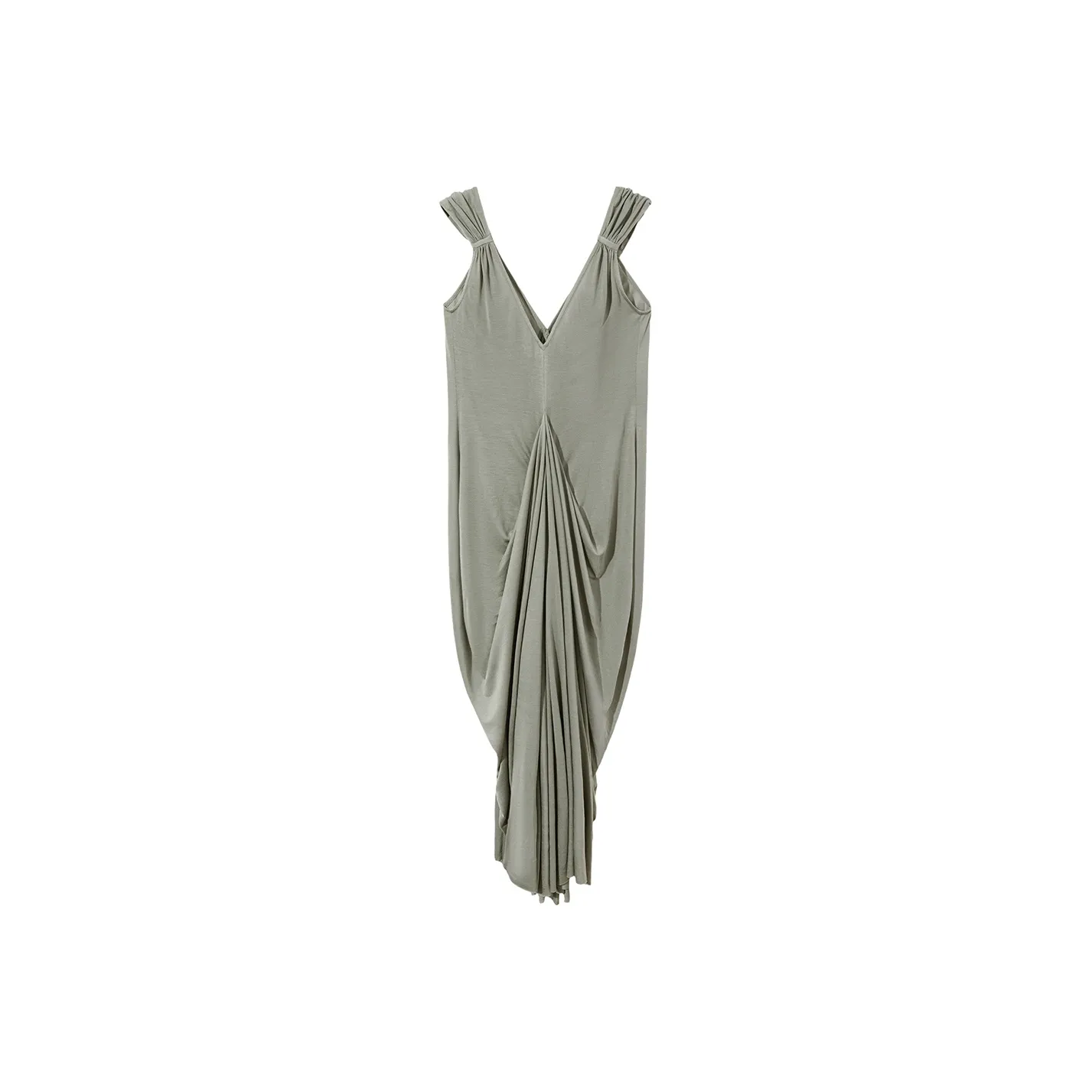 Ouyang Серый Женские Слип-платья