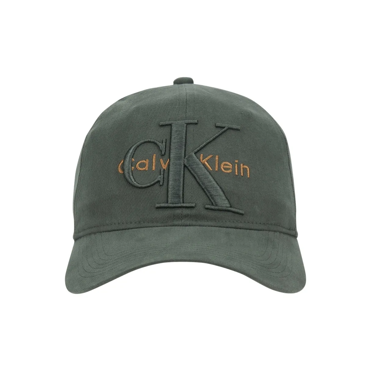 Calvin Klein Хлопок Бейсболки Унисекс Армейский зеленый