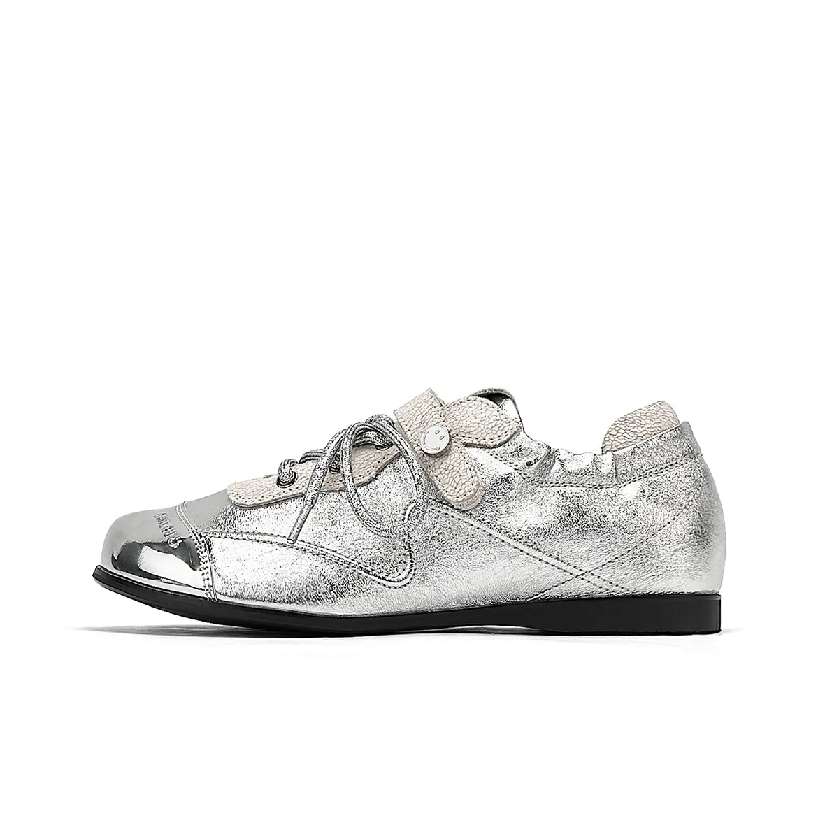 Smiley Низкий Топ Casual Женские Серебристый