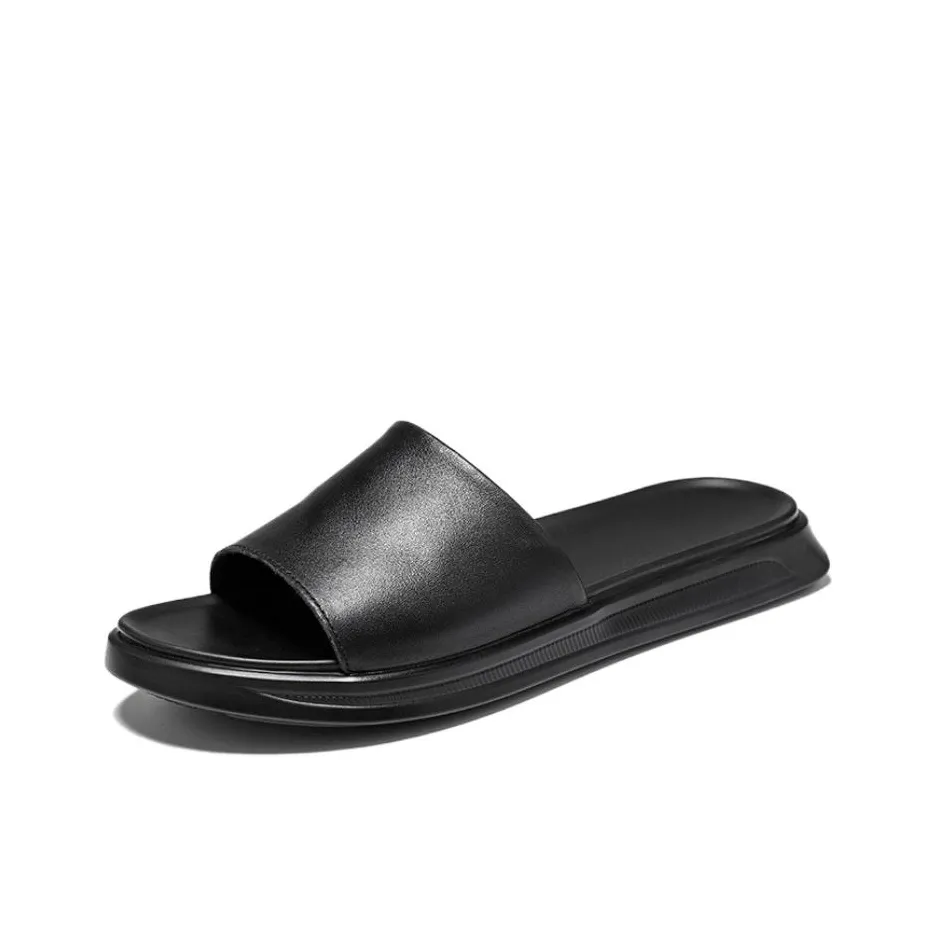 WEISHIBANGWEI Износостойкие Слипоны Мужские Черные