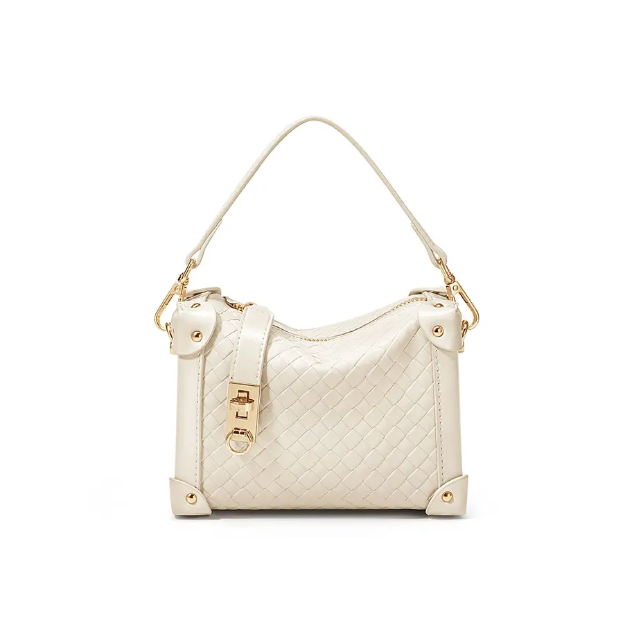 CNOLES Сумка из синтетической кожи стандартная женская белого цвета