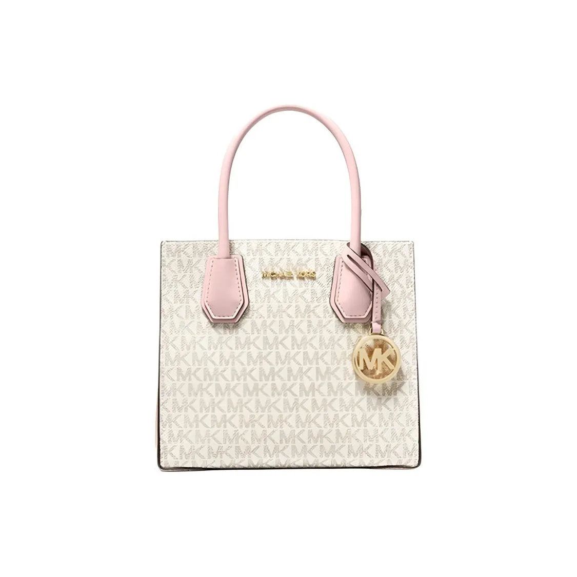 MICHAEL KORS Mercer Medium Logo And Leather Accordion Crossbody Bag