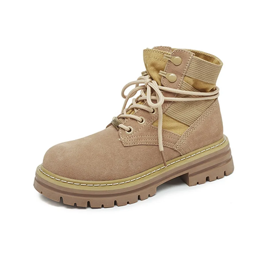 Lanza Мартинсы Песочный Женские