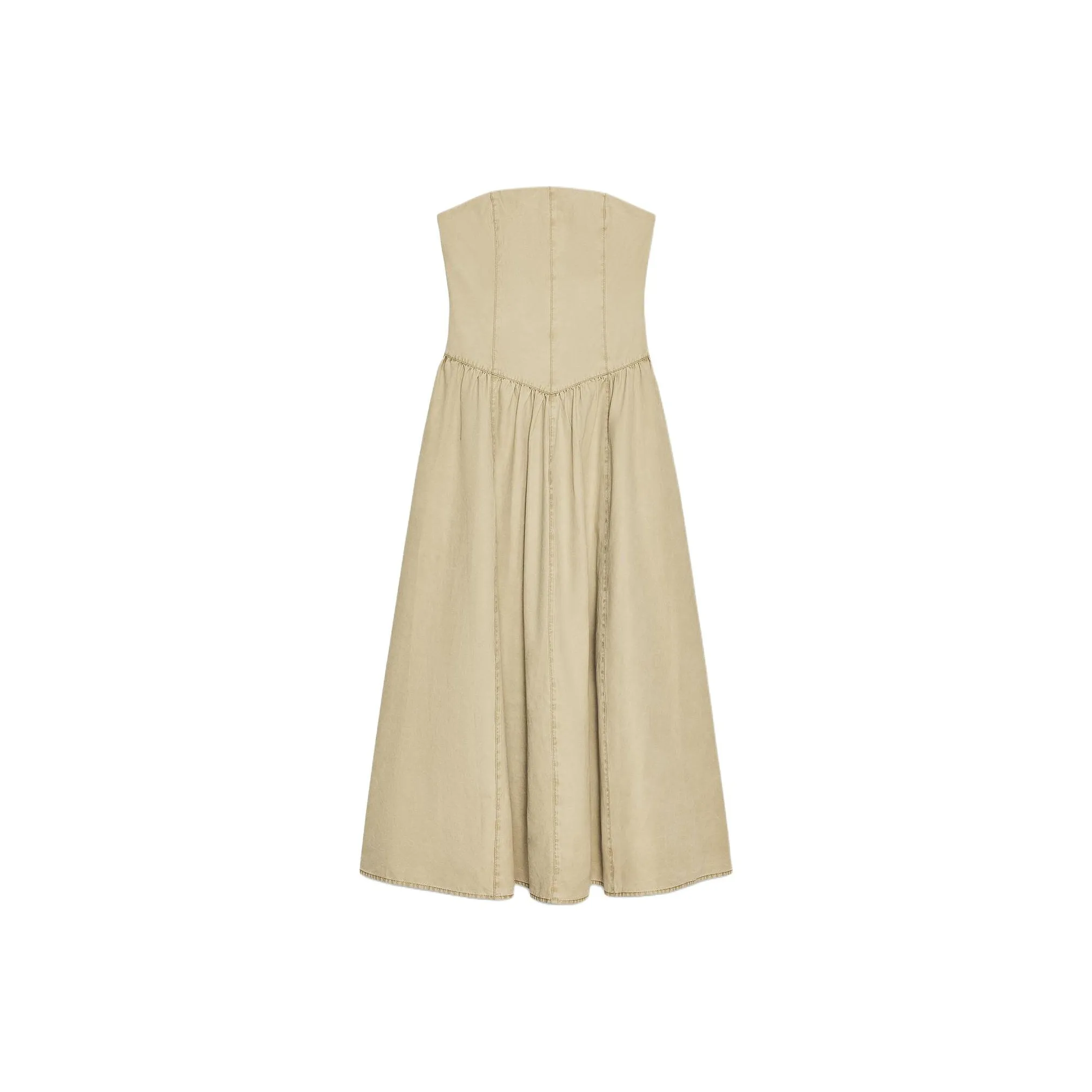 ZARA Коричневые Женские Платья без Рукавов