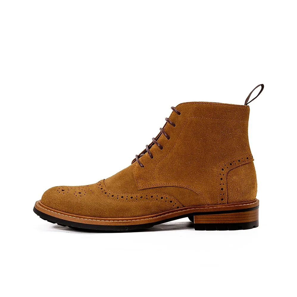 Devanro Короткий Мартин Ботин Мужской Коричневый