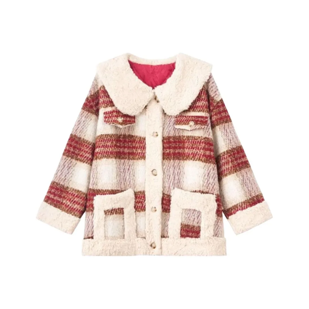 IQC Красный Женские Бархатные Куртки