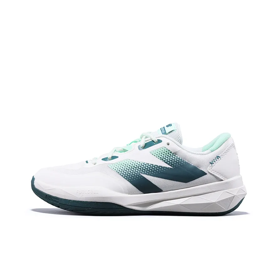 New Balance NB 796 Противоскользящие Устойчивые к истиранию Дышащие Низкие Кроссовки для тенниса Женские Белые Зеленые