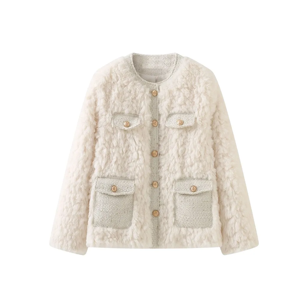 DOKZB Белый Куртка Женские Парки