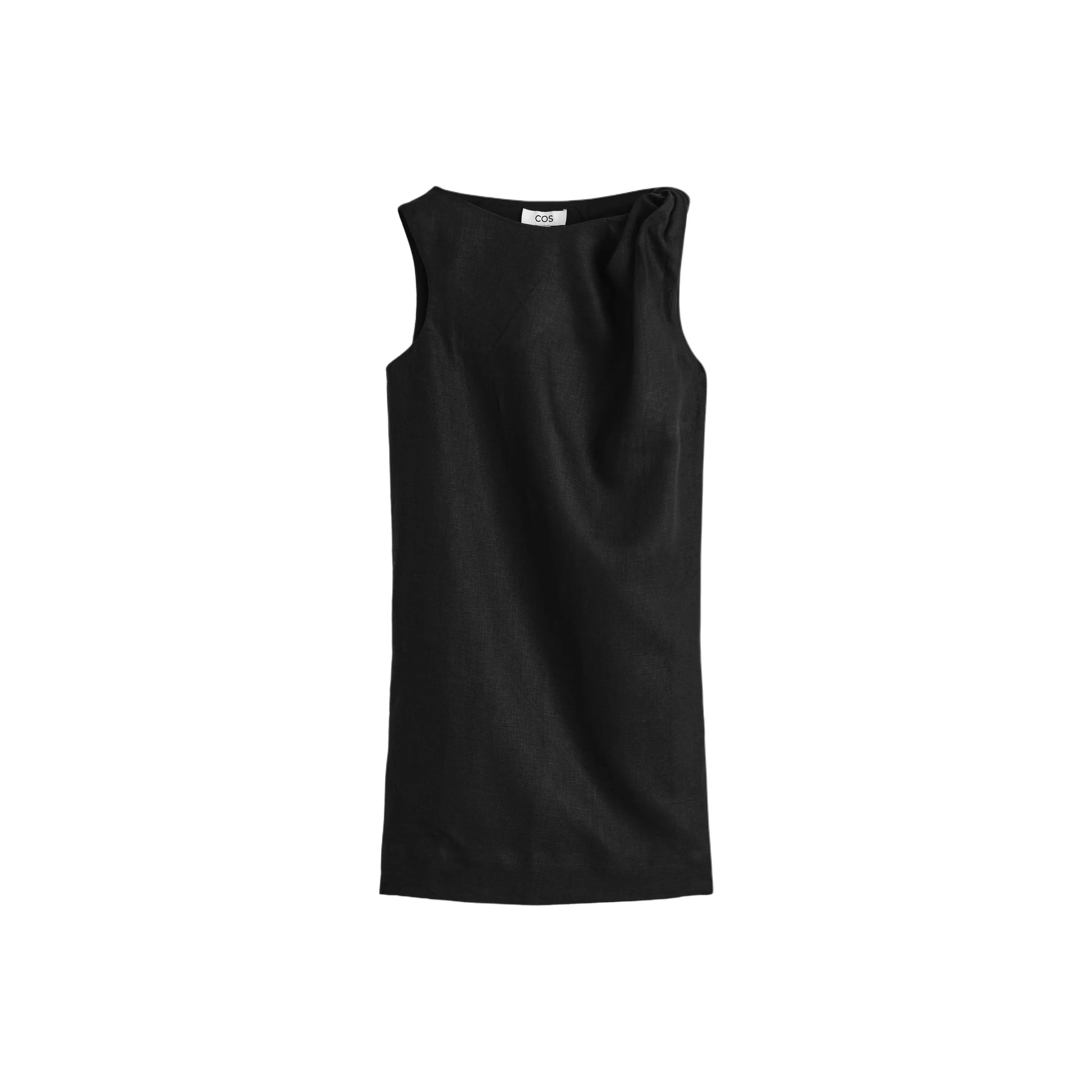 COS Черные Женские Платья без Рукавов