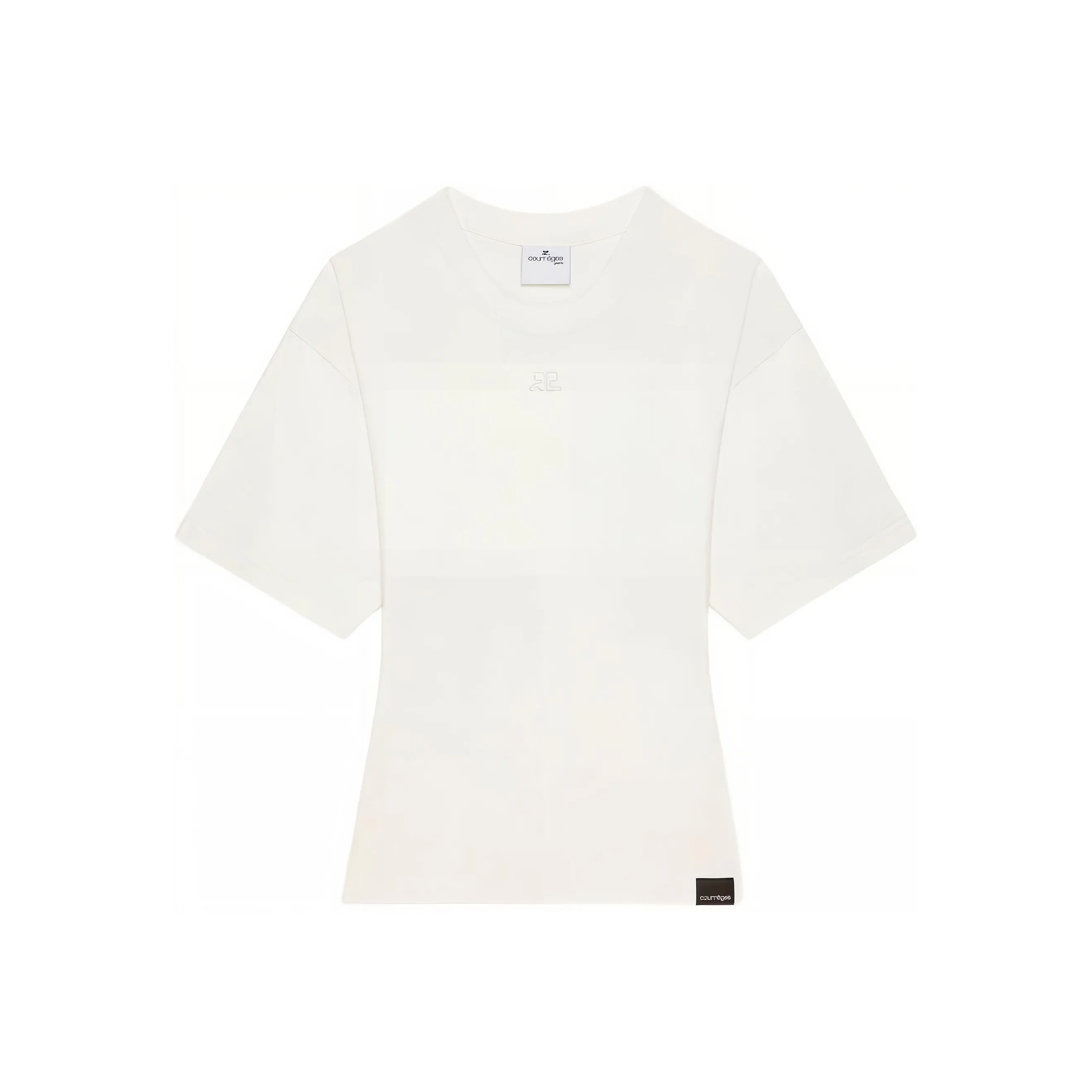 Courrèges Wide Sleeved Crewneck T Shirt